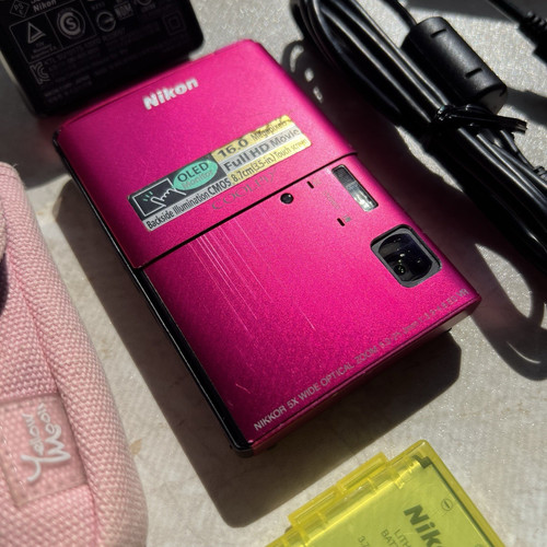 Nikon coolpix s100 pink - coolpix,