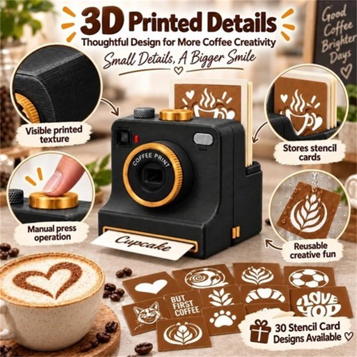 Manuelle latte art kamera 3d - latte,