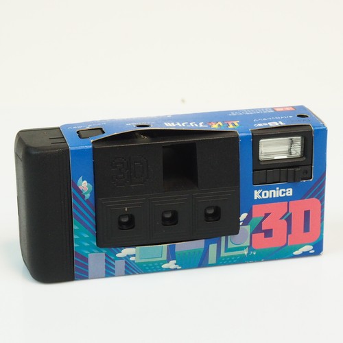 Rare unused konica triple - 3d,